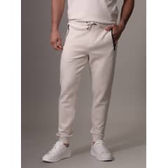 CALVIN KLEIN - Jogger Lux Tech Crema