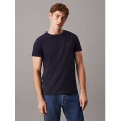 CALVIN KLEIN - Polera Stretch Slim Fit Azul