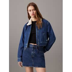 CALVIN KLEIN - Chaqueta Sherpa Denim Azul