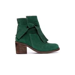 GIANI DAFIRENZE - Botin Mujer De Cuero Makira Verde C12