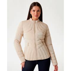 GUESS - Chaqueta Helena Light Puffa Blanco