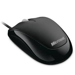 MICROSOFT - Mouse Compact Optico Negro con cable for Business