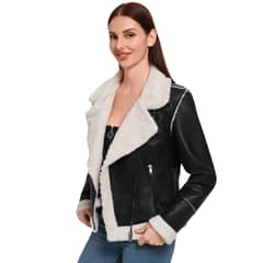 D'JOE - Chaqueta Ecocuero Aviadora Mujer Georgia