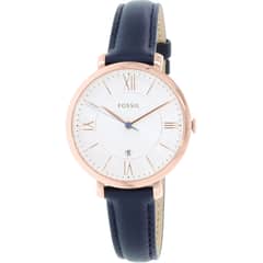 FOSSIL - Reloj Jacqueline ES3843 Azul De Cuero Piel Para Mujer