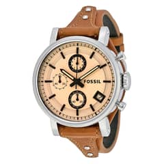 FOSSIL - Reloj Boyfriend ES4046 Marrón De Cuero Piel Para Mujer