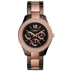 FOSSIL - Reloj Stella ES4079 Marrón De Acero inoxidable Para Mujer