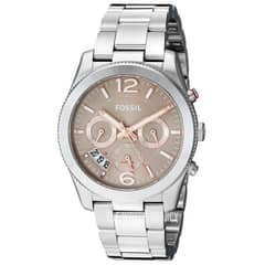 FOSSIL - Reloj Boyfriend ES4146 Plateado De Acero inoxidable Para Mujer