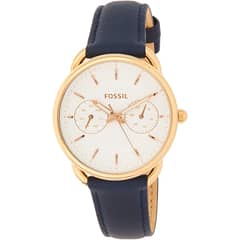 FOSSIL - Reloj Tailor ES4260 Azul De Cuero Piel Para Mujer