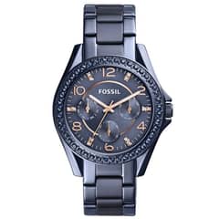 FOSSIL - Reloj Riley ES4294 Azul De Acero inoxidable Para Mujer