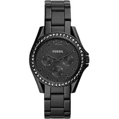 FOSSIL - Reloj Riley ES4519 Negro De Acero inoxidable Para Mujer