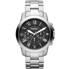 FOSSIL - Reloj Grant FS4736 Plateado De Acero inoxidable Para Hombre