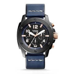 FOSSIL - Reloj Grant FS5066 Azul De Cuero Piel Para Hombre