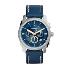 FOSSIL - Reloj Modern Machine FS5262 Azul De Cuero Piel Para Hombre