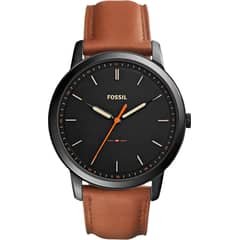 FOSSIL - Reloj Minimalist FS5305 Marrón De Cuero Piel Para Hombre