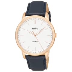 FOSSIL - Reloj Minimalist FS5371 Negro De Cuero Piel Para Hombre