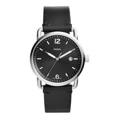FOSSIL - Reloj Commuter FS5406 Negro De Cuero Piel Para Hombre