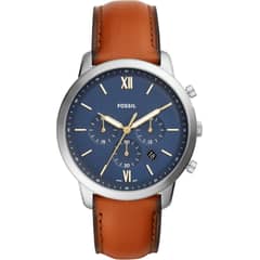 FOSSIL - Reloj Townsman FS5453 Marrón De Cuero Piel Para Hombre