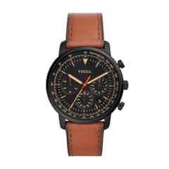 FOSSIL - Reloj Goodwin FS5501 Marrón De Cuero Piel Para Hombre