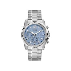 GUESS - Reloj Poseidon GW0056G2 Plateado De Acero inoxidable Para Hombre