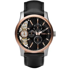 FOSSIL - Reloj Twist ME1099 Negro De Cuero Piel Para Hombre
