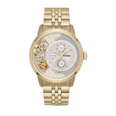 FOSSIL - Reloj Townsman ME1137 Dorado De Acero inoxidable Para Hombre