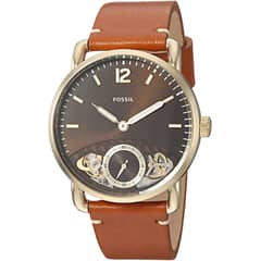 FOSSIL - Reloj Commuter ME1166 Marrón De Cuero Piel Para Hombre