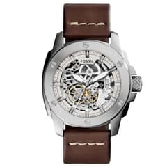 FOSSIL - Reloj Modern Machine ME3083 Marrón De Cuero Piel Para Hombre
