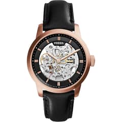 FOSSIL - Reloj Townsman ME3084 Negro De Cuero Piel Para Hombre