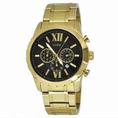 GUESS - Reloj Nocaut W0193G1 Dorado De Acero inoxidable Para Hombre