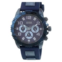 GUESS - Reloj Classic W0599G4 Azul De Silicona Para Hombre