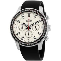 GUESS - Reloj Fuel W0802G1 Negro De Silicona Para Hombre
