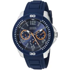 GUESS - Reloj Tread W0967G2 Azul De Silicona Para Hombre