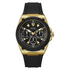 GUESS - Reloj Legacy W1049G5 Negro De Silicona Para Hombre