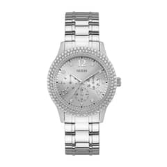 GUESS - Reloj Bedazzle W1097L1 Plateado De Acero inoxidable Para Mujer