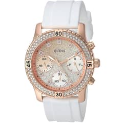 GUESS - Reloj Montana W1098L5 Blanco De Silicona Para Mujer