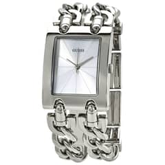 GUESS - Reloj Heavy W1117L1 Plateado De Acero inoxidable Para Mujer