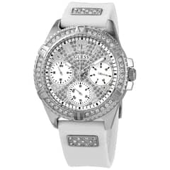 GUESS - Reloj Lady Frontier W1160L4 Blanco De Caucho Para Mujer