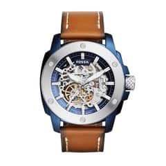 FOSSIL - Reloj Modern Machine ME3135 Marrón De Cuero Piel Para Hombre