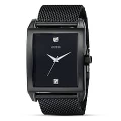 GUESS - Reloj Classic W0298G1 Negro De Acero inoxidable Para Hombre