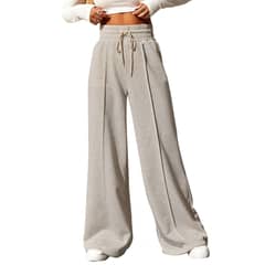 AGW - Pantalón Buzo Algodón Palazzo Elasticado Wide Leg - Oversize