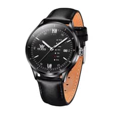 STARTECHOFFICE - Reloj de Hombre Elegante con Correa de Cuero Calendario Completo