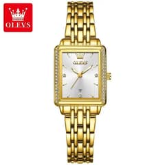 STARTECHOFFICE - Reloj de Mujer Elegante Rectangular de Acero Inoxidable