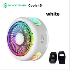BRO TOUMI - Black Shark MAGNETIC Cooler 5 FunCooler Fast Phone Cooler-Blanco