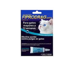Dragpharma - Fiprodrag Pipeta Anti Pulgas Para Gatos