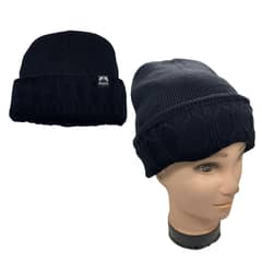 EKOL TACTICA MILITAR - Gorro Beanie Con Doblez Y Tejido Unicolor Forro Chiporro