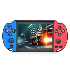 BRO TOUMI - Consola de videojuegos X7 Plus de pulgadas videoconsola Rojo & Azul