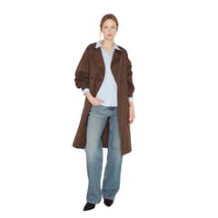JACINTA TIENDA - Trench Coat Porter café