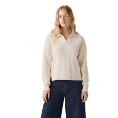 LEVIS - Sweater Mujer Satellite Polo Sweater Beige