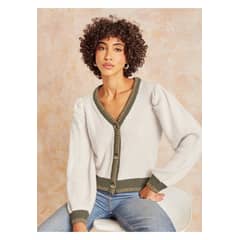 LOUNGE - Chaleco Boho Brillos