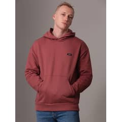 CALVIN KLEIN - Polerón con Gorro Cotton Comfort Rojo